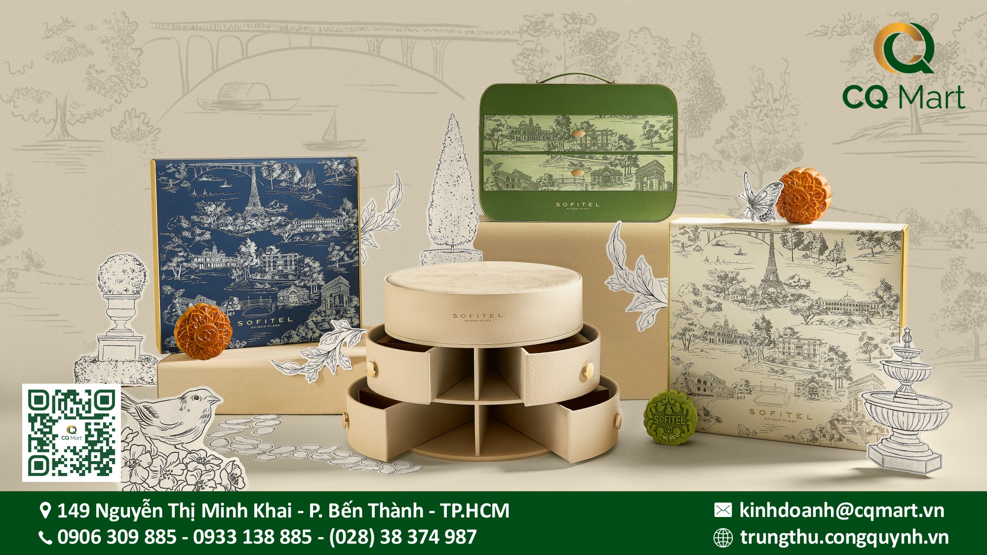 Bánh trung thu Khách Sạn Năm Sao Sofitel