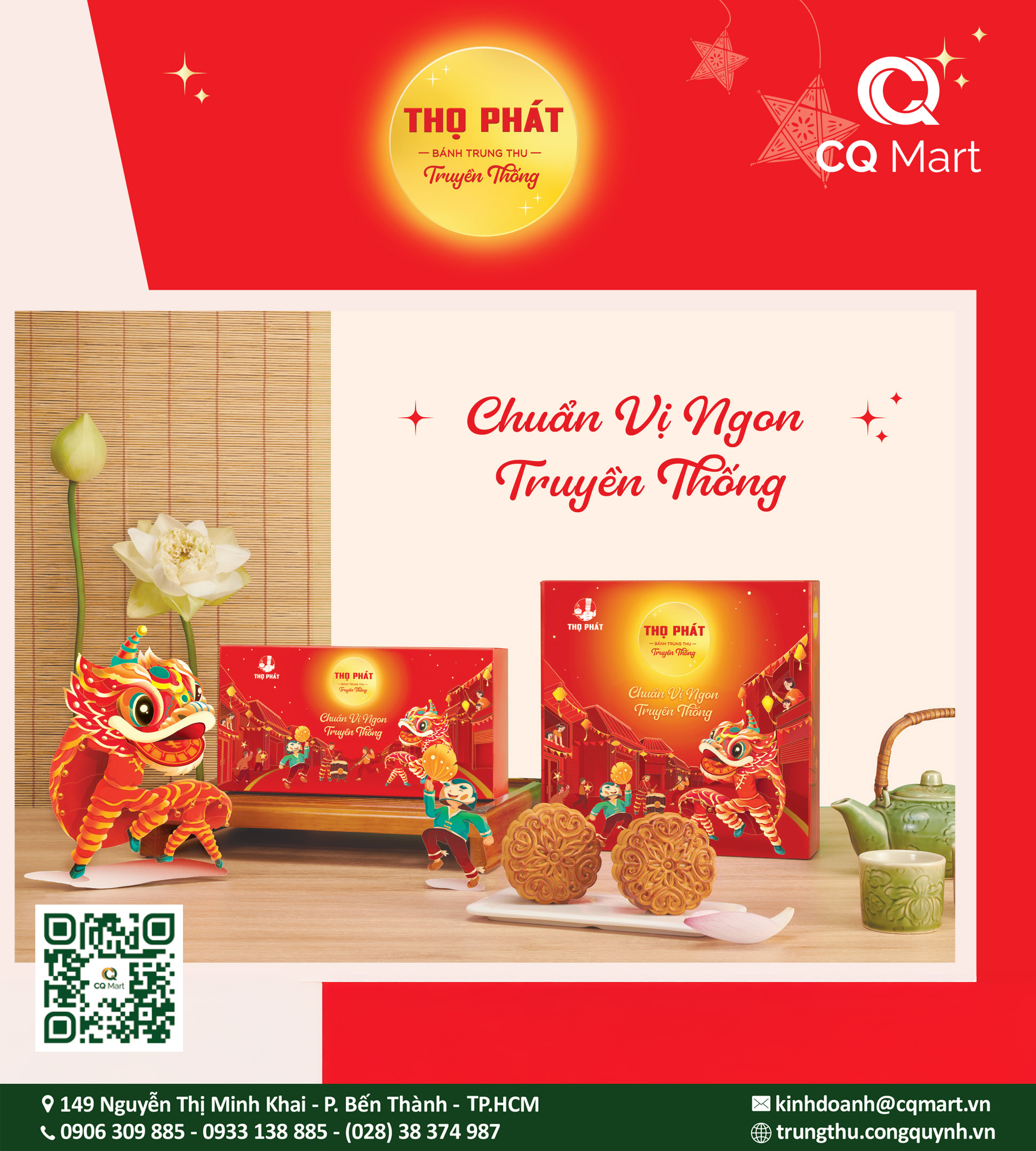 Bánh trung thu Thọ Phát Hộp Tự Chọn