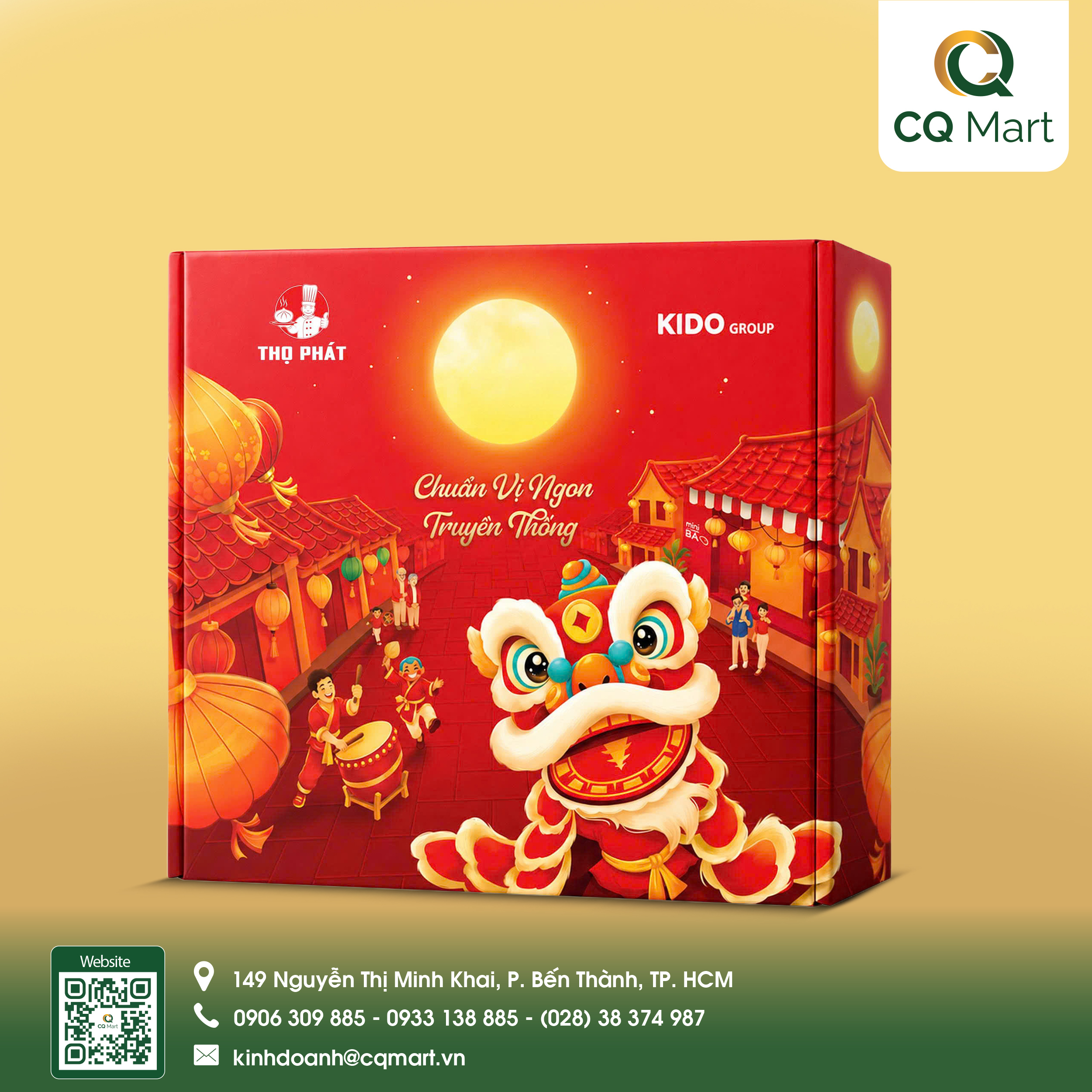 Bánh trung thu Thọ Phát - Hộp Truyền Thống