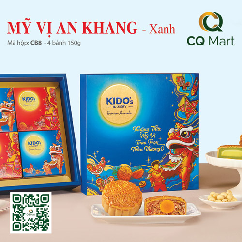 Bánh trung thu Kido Mỹ Vị An Khang Xanh
