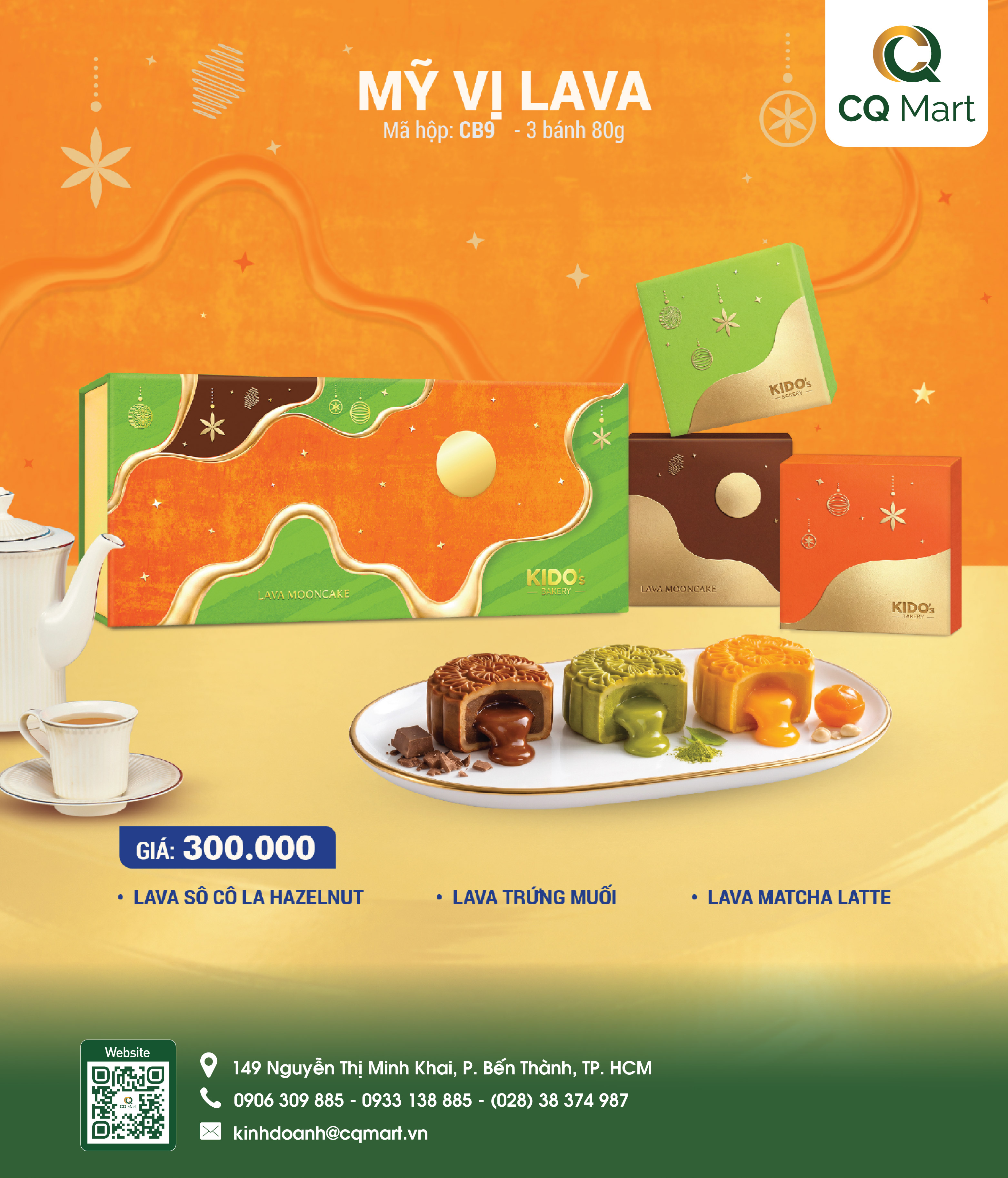 Bánh trung thu Kido - Mỹ Vị Lava