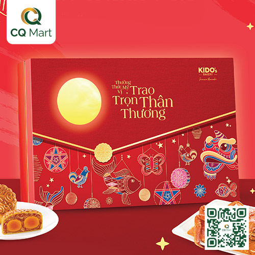 Bánh trung thu Kido - Mỹ Vị Như Ý Đỏ