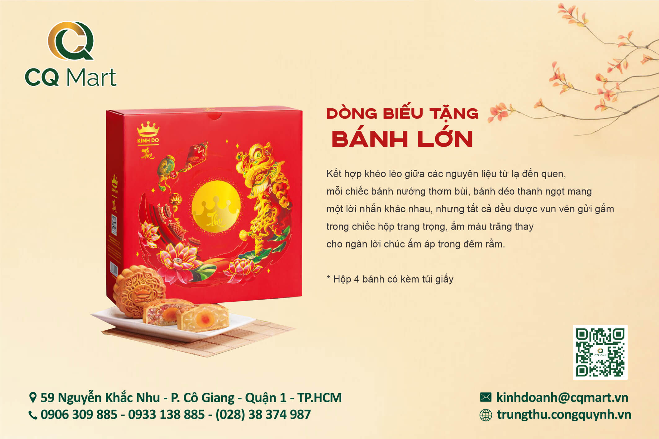 Bánh trung thu Kinh Đô 2025 - Combo CQ1