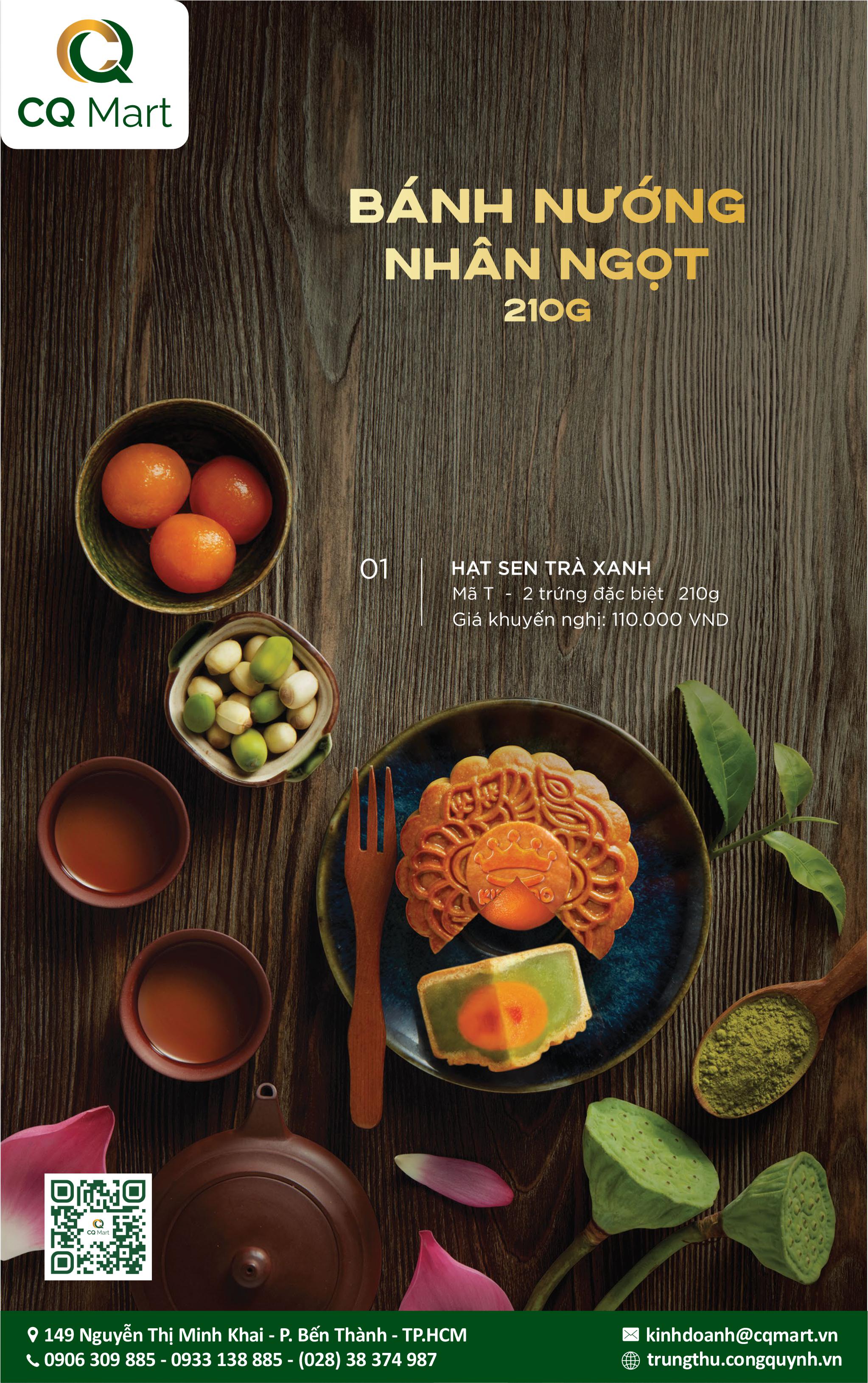Bánh trung thu Kinh Đô Hạt Sen Trà Xanh