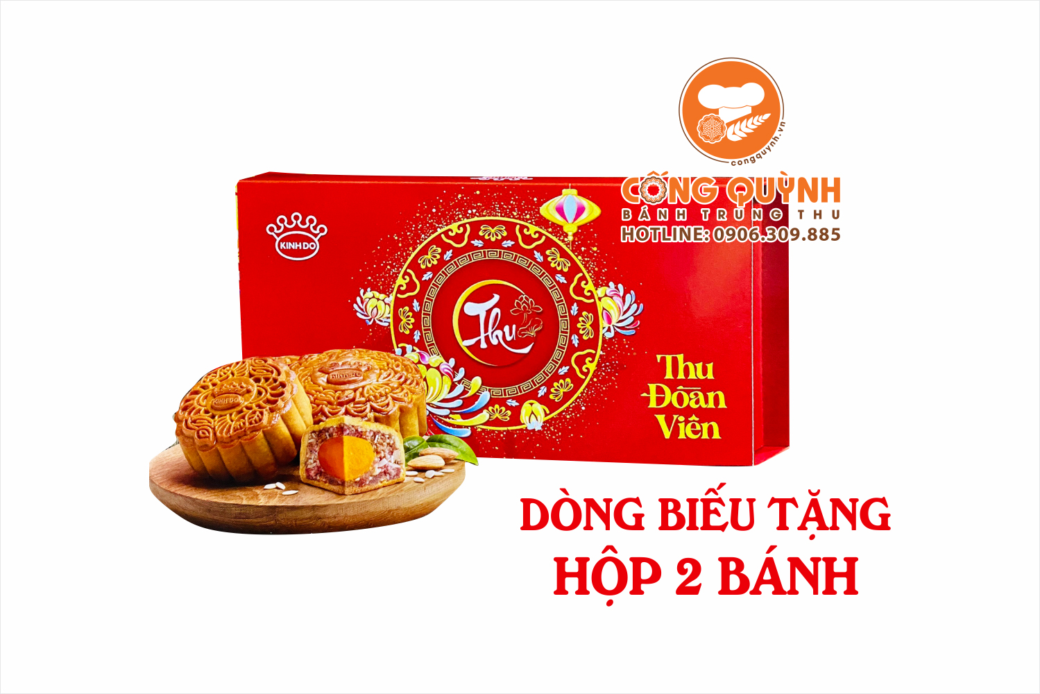 Bánh Trung Thu Kinh Đô Hộp 2 Bánh