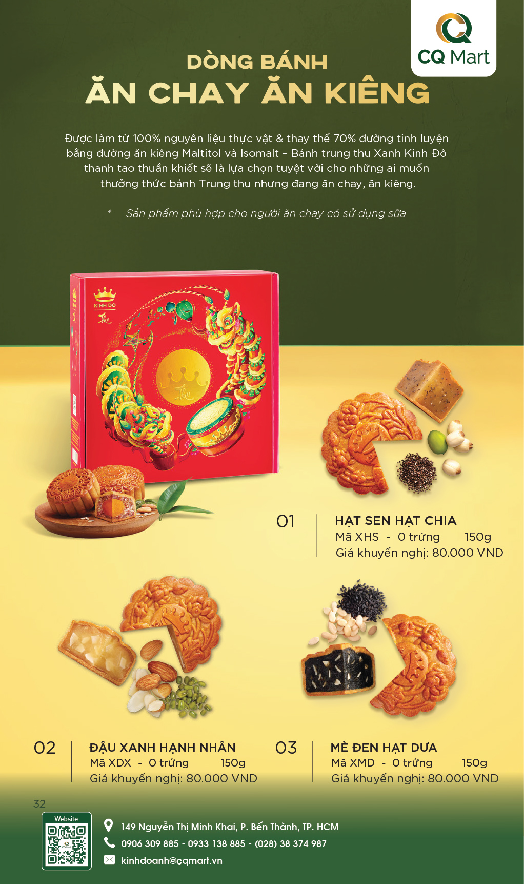 Bánh trung thu Kinh Đô - Hộp ăn chay