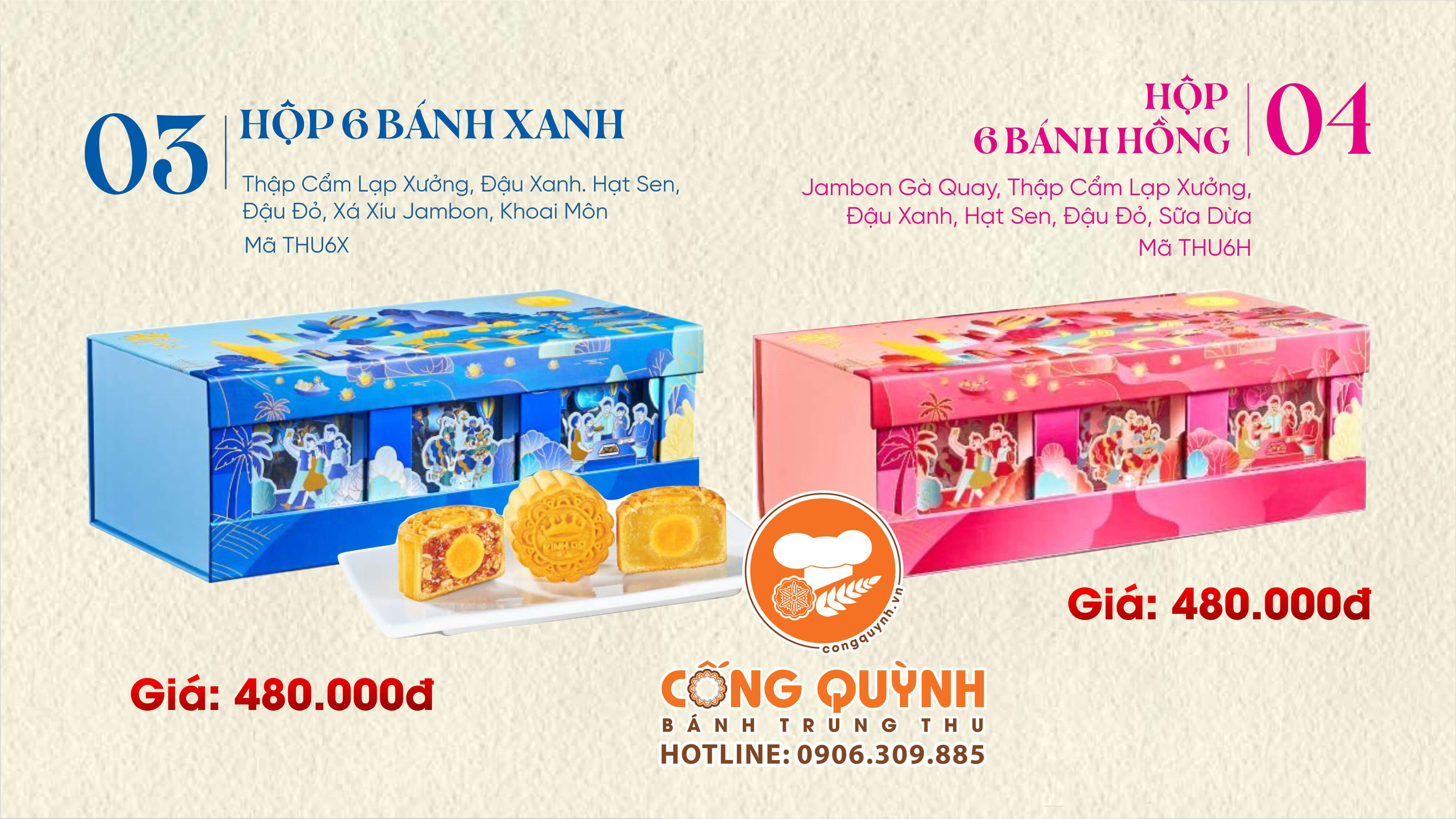 Bánh Trung Thu Kinh Đô Như Ý 6 bánh