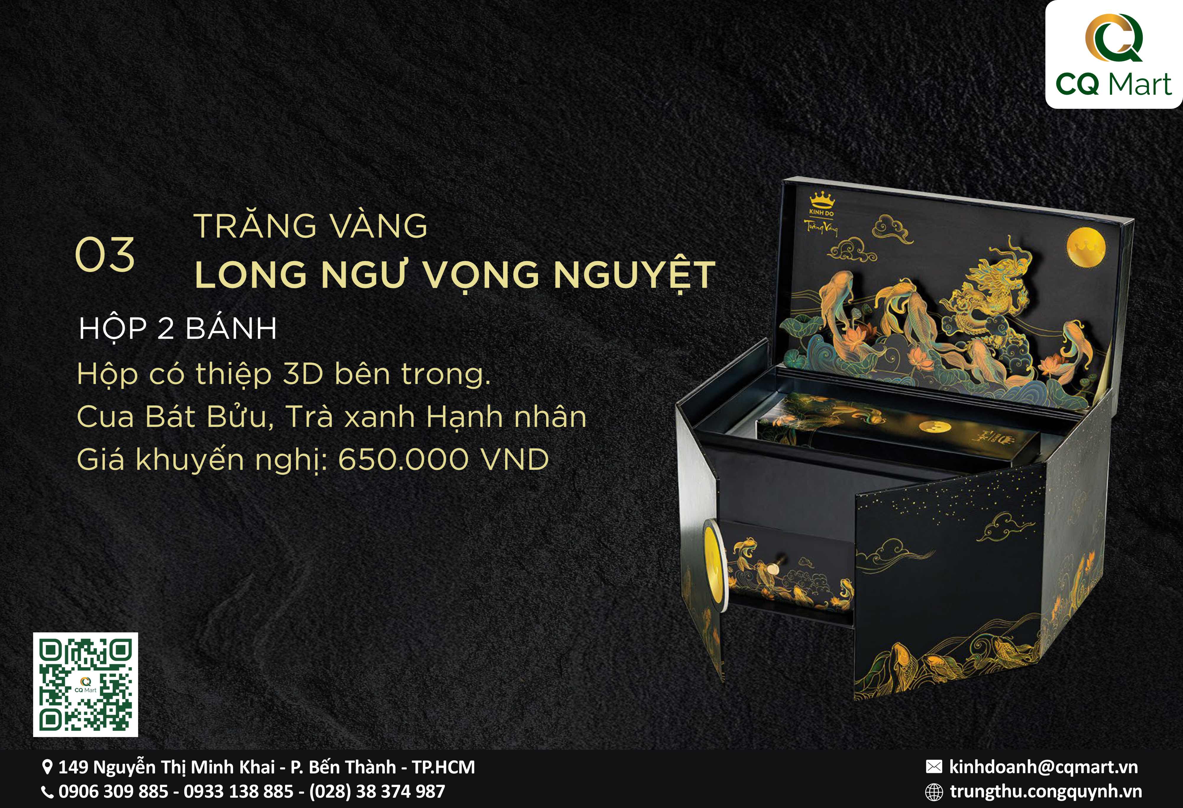 Bánh trung thu Kinh Đô Trăng Vàng Hộp 2 bánh