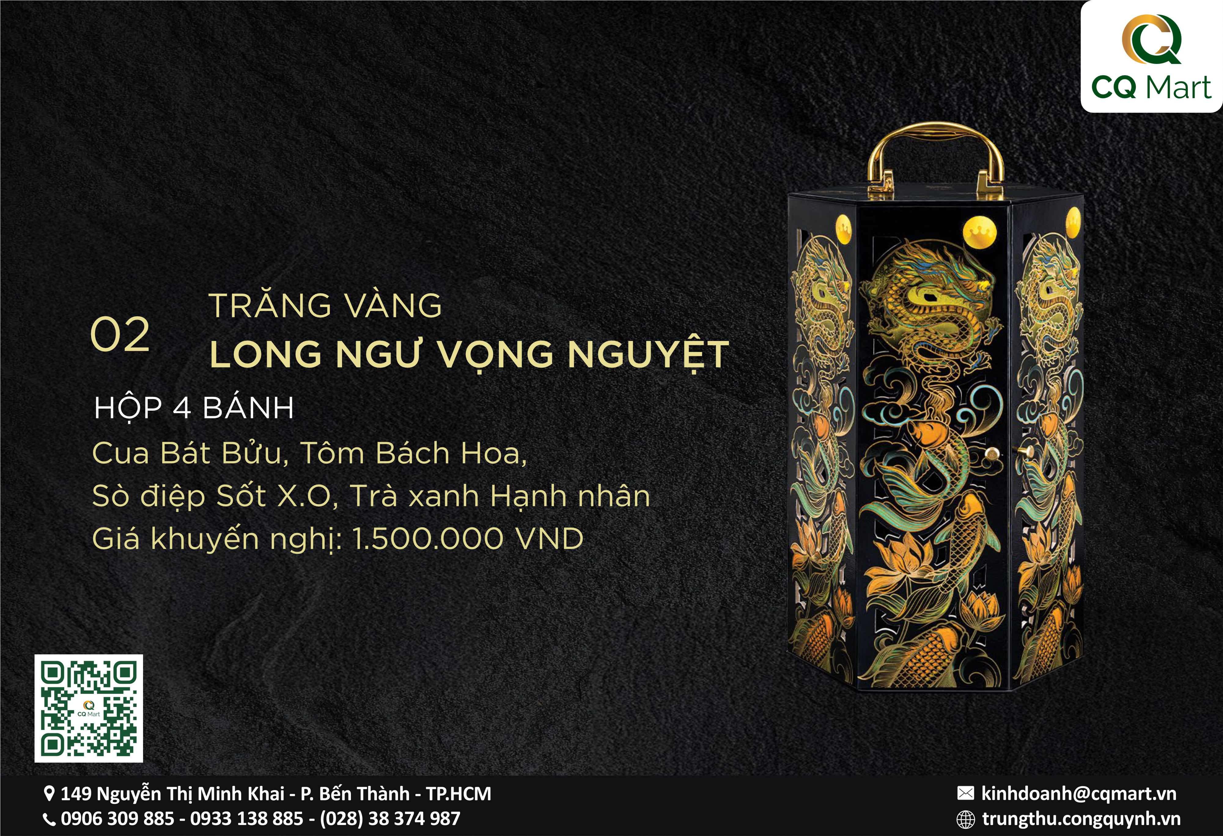 Bánh trung thu Kinh Đô Trăng Vàng Hộp 4 bánh