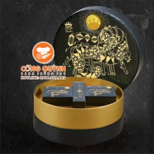 Bánh trung thu Kinh Đô Trăng Vàng Black N Gold 2023 - Hộp 6 bánh