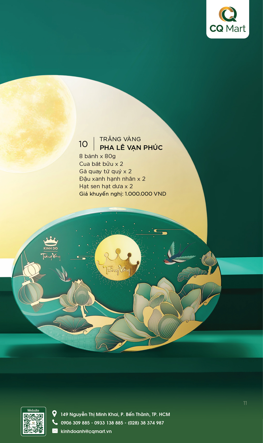 Bánh trung thu Kinh Đô - Hộp Pha Lê Vạn Phúc