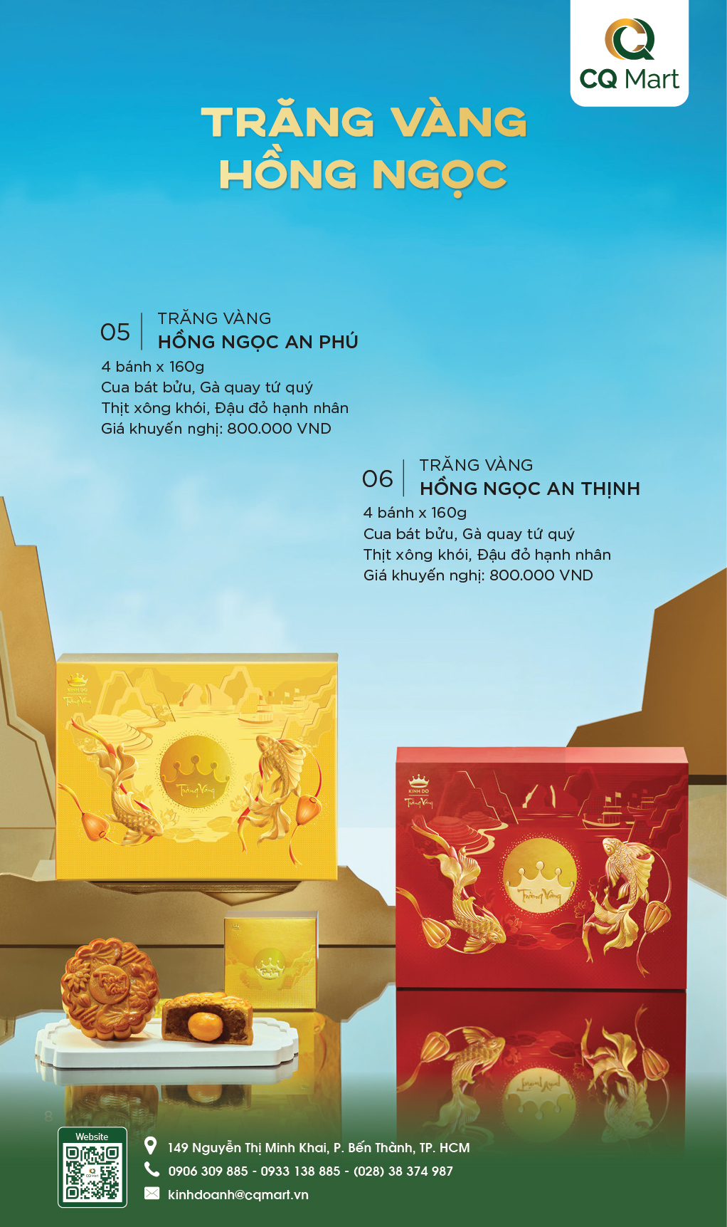 Bánh trung thu Kinh Đô - Hộp Hồng Ngọc An Thịnh