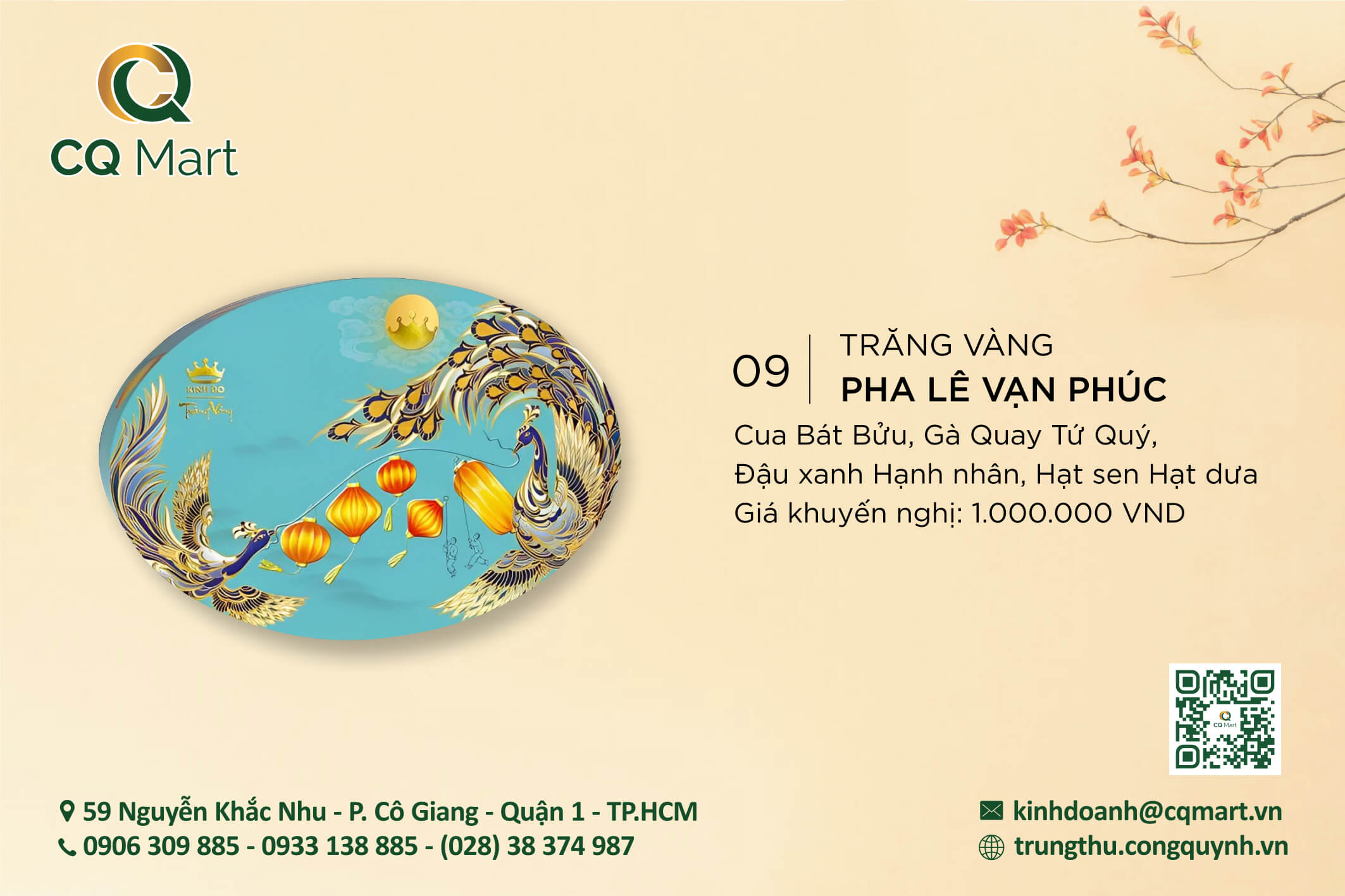 Bánh trung thu Kinh Đô Trăng Vàng Pha Lê 2025 ( Vạn Phúc)