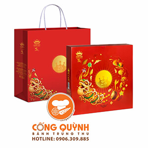 Bánh Trung Thu Kinh Đô 2023 Hộp 4 Bánh Lớn
