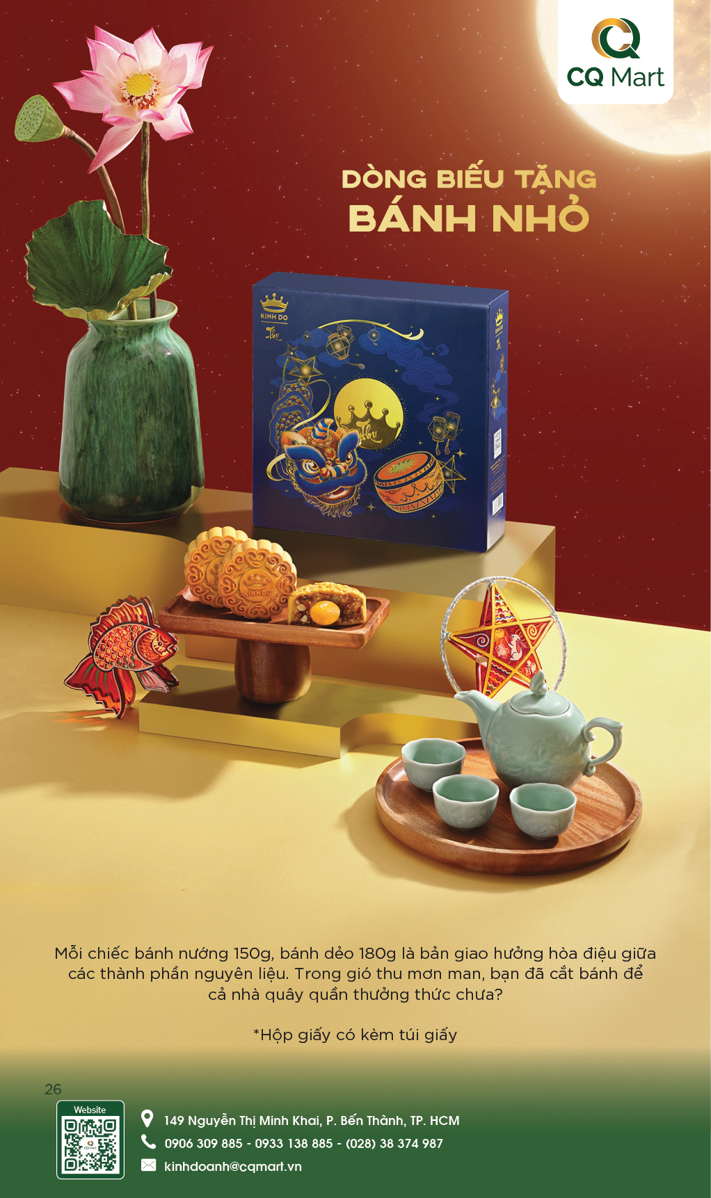 Bánh Trung Thu Kinh Đô - Hộp 4 Bánh Nhỏ
