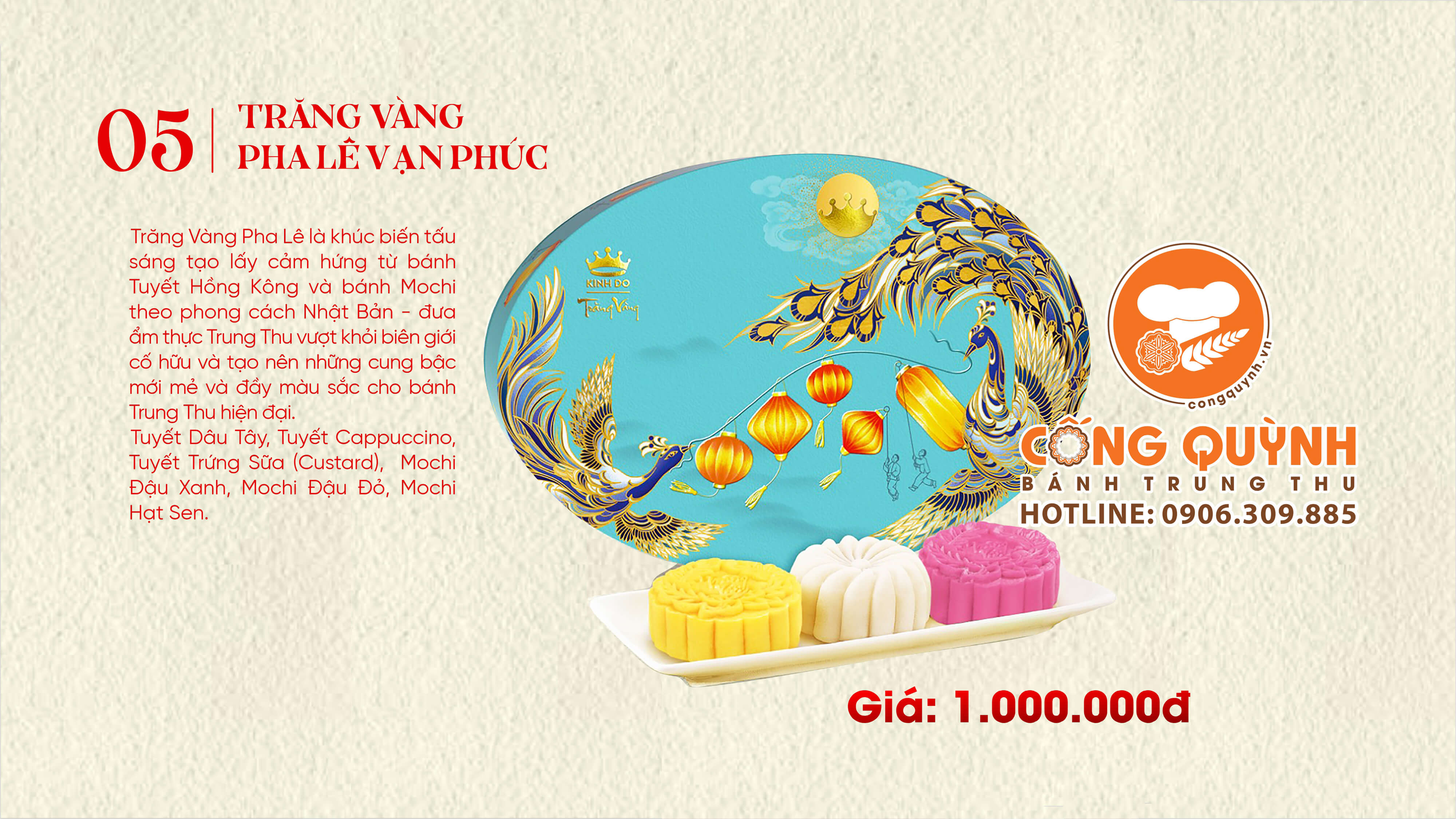 Bánh Trung Thu Kinh Đô Trăng Vàng 2023