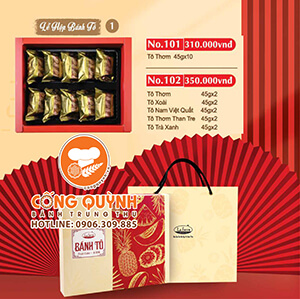 Bánh trung thu Lafeve Lễ Hộp Bánh Tô 102
