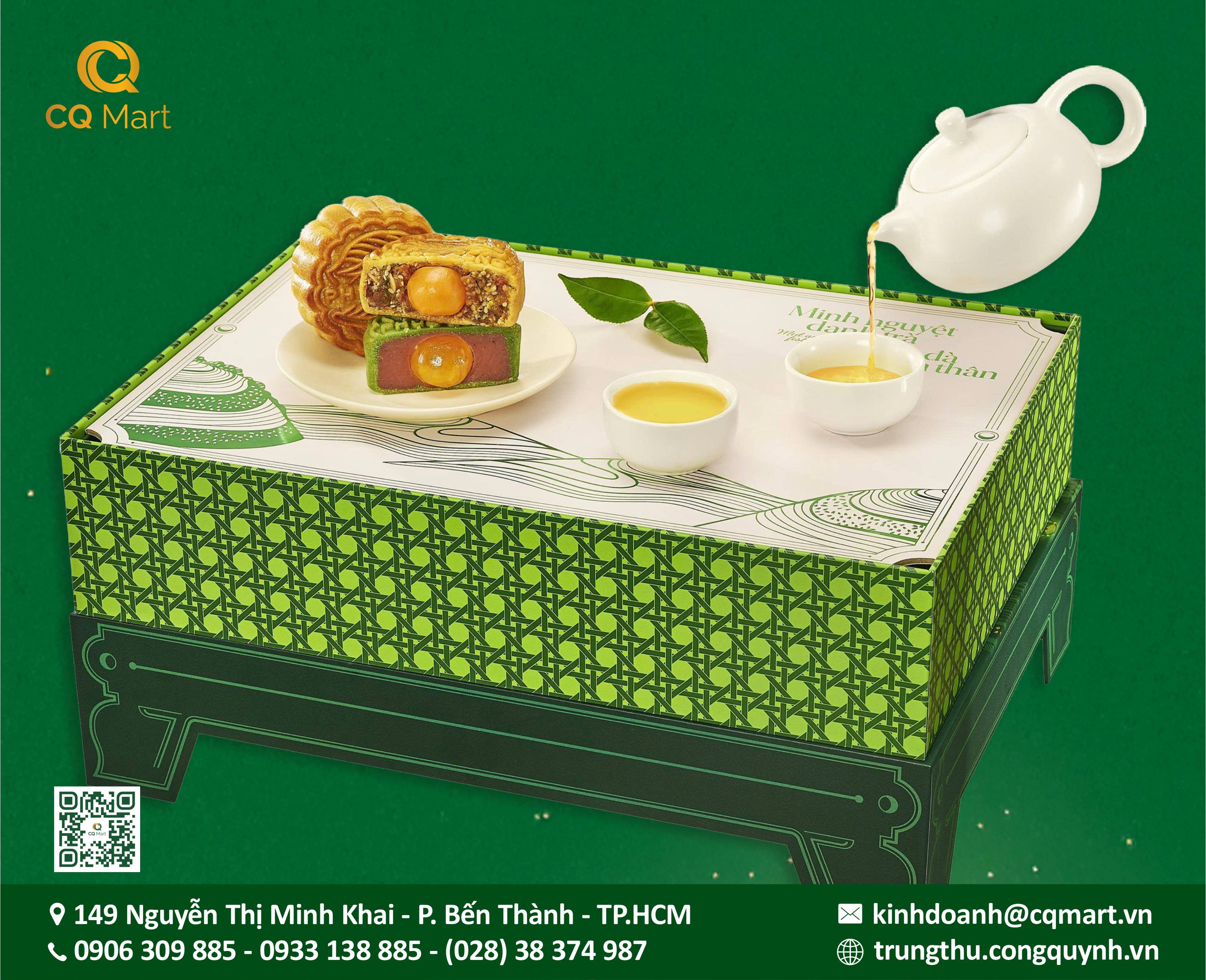 Bánh Trung Thu Phúc Long Combo Hộp 4 Bánh