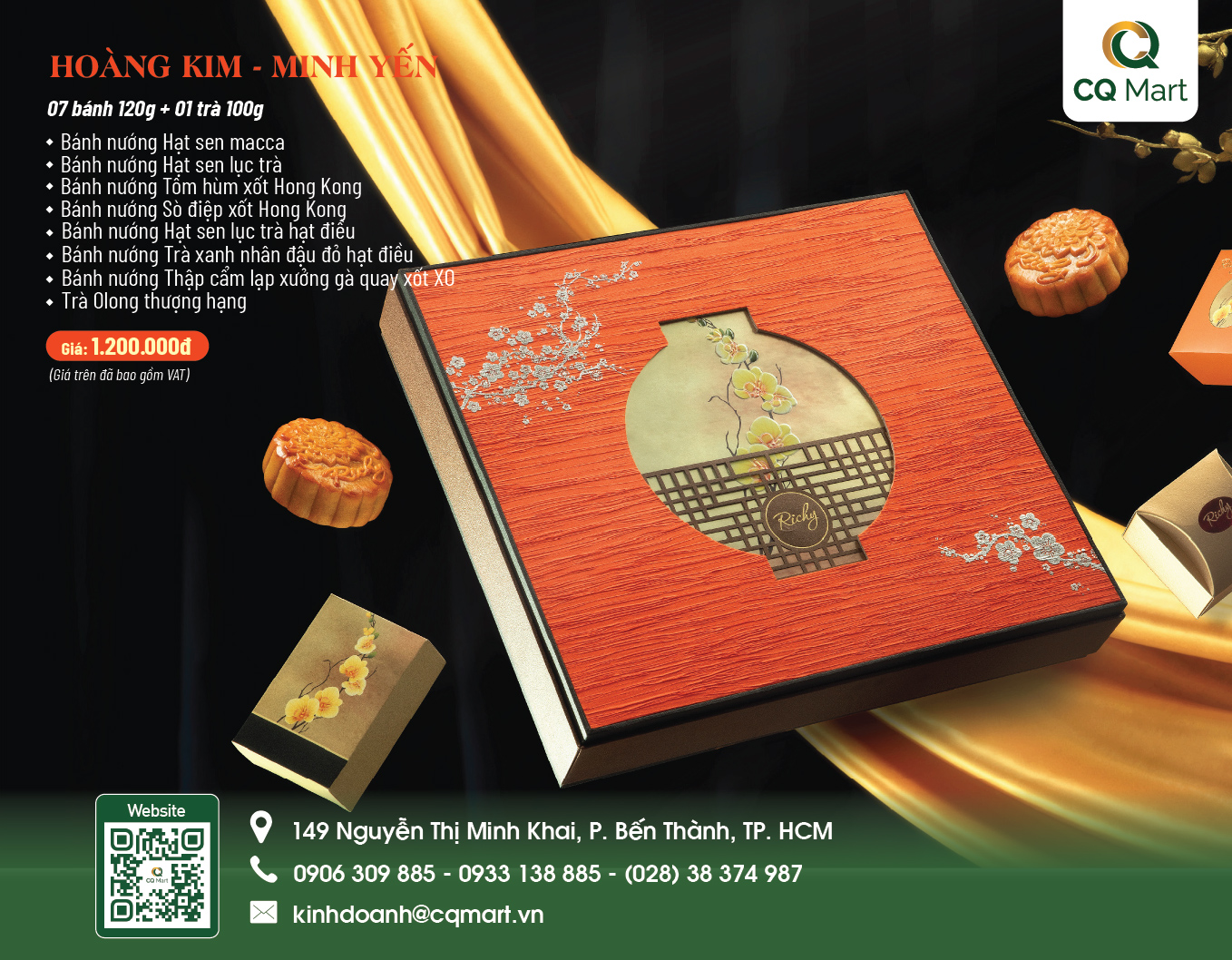 Bánh trung thu Richy Hoàng Kim - Minh Yến