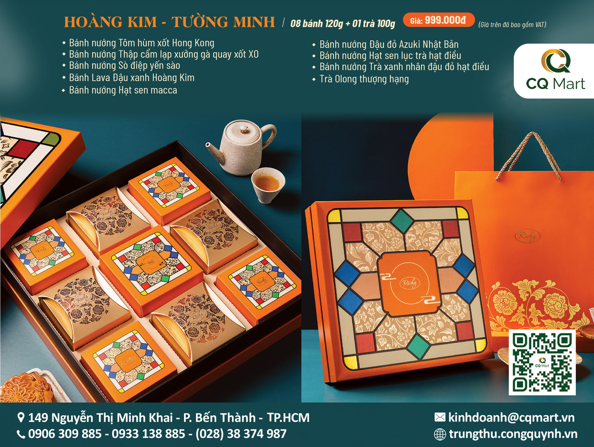 Bánh trung thu Richy Hoàng Kim - Tường Minh