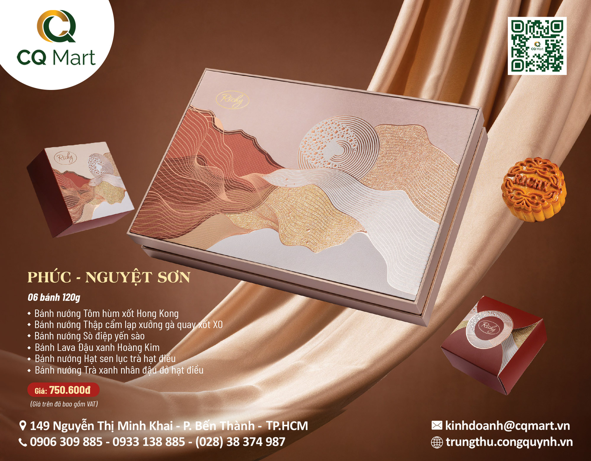 Bánh trung thu Richy Phúc - Nguyệt Sơn