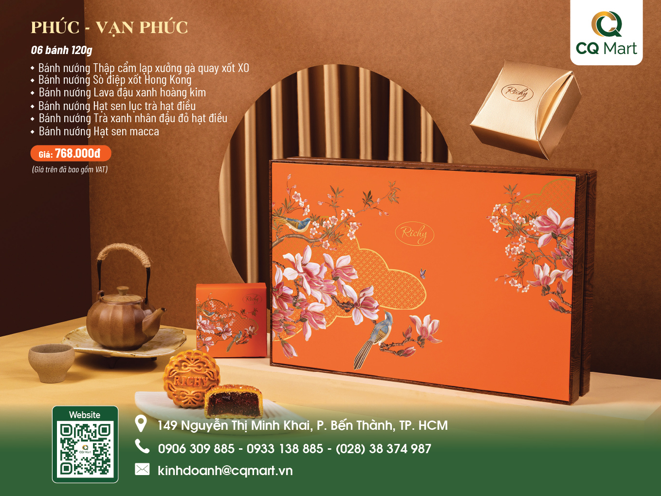 Bánh trung thu Richy Phúc - Vạn Phúc