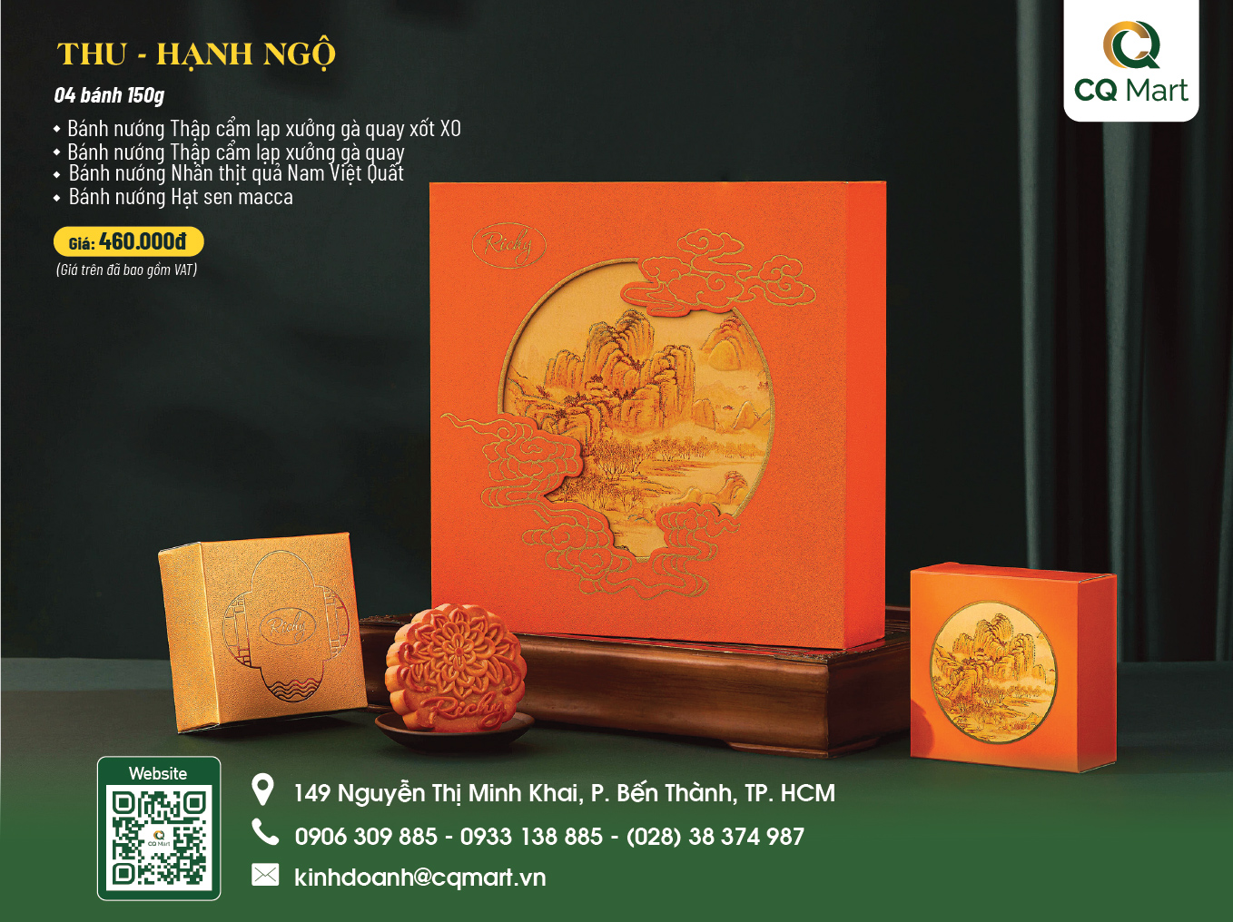 Bánh trung thu Richy Thu - Hạnh Ngộ