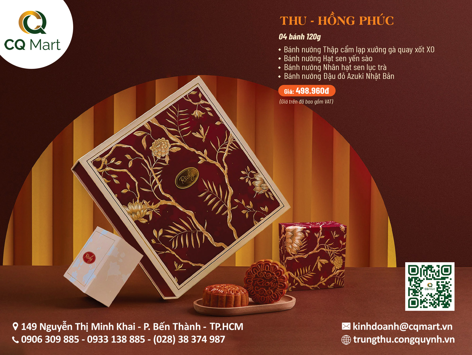 Bánh trung thu Richy Thu - Hồng Phúc