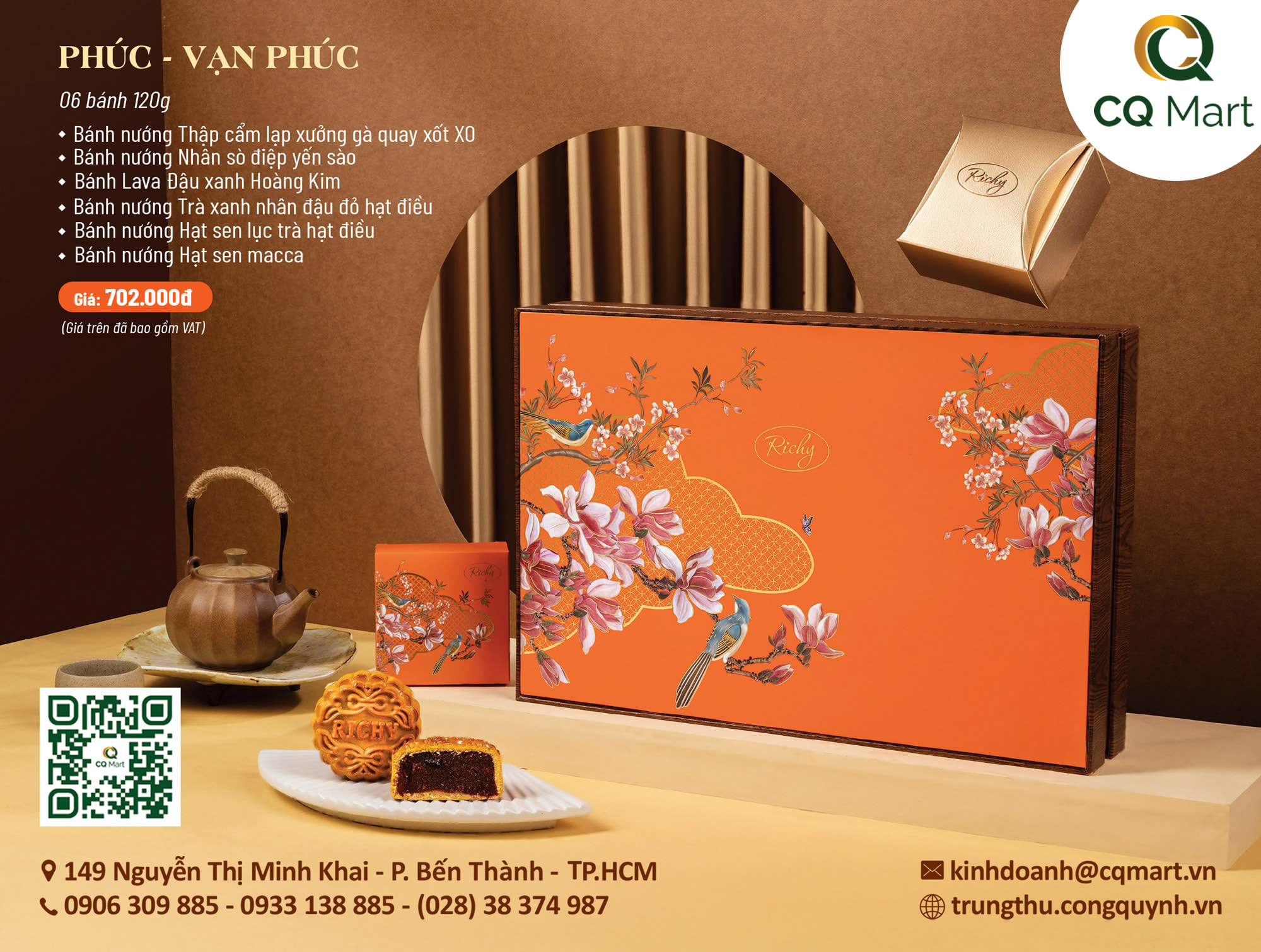 Bánh trung thu Richy Phúc - Vạn Phúc