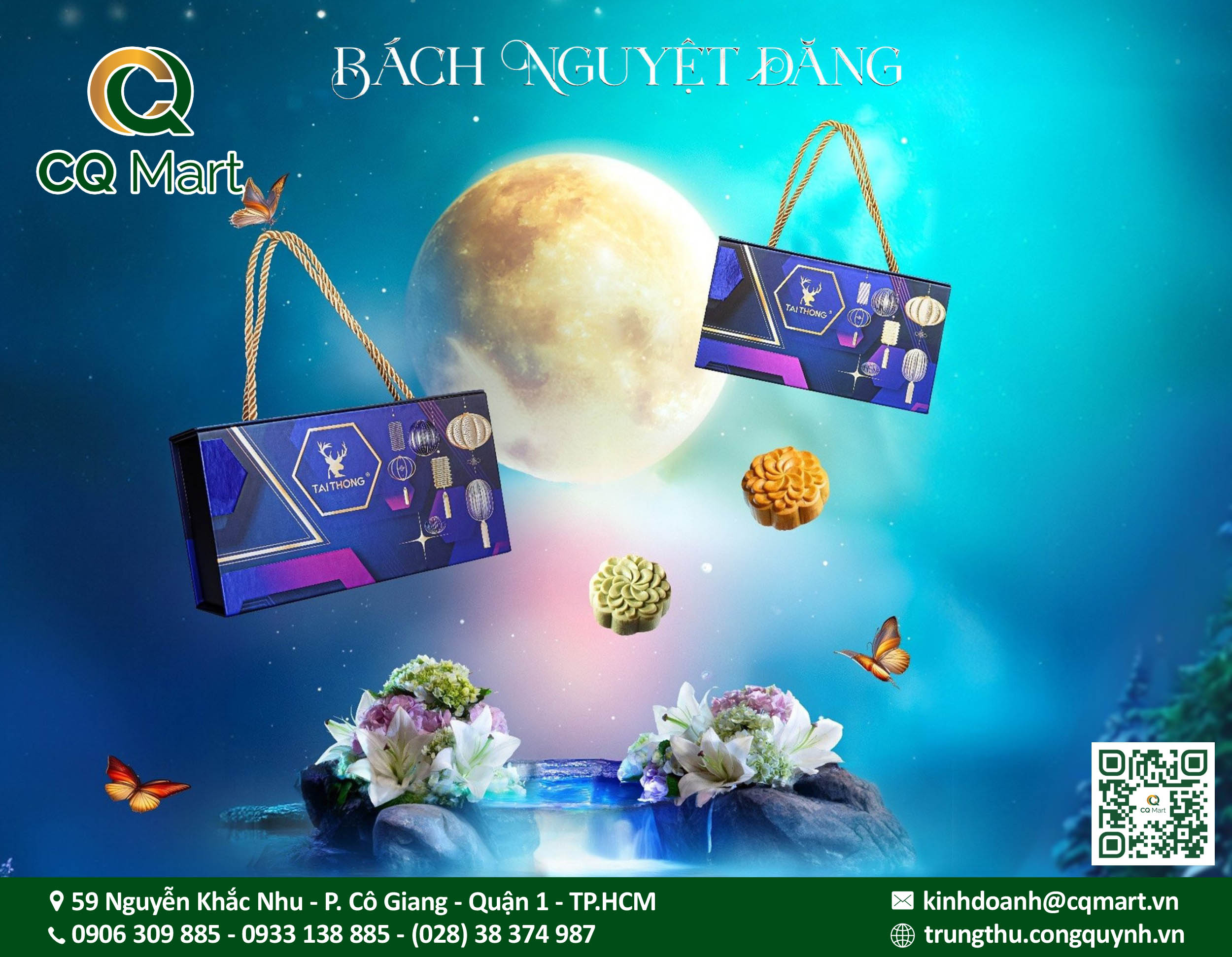 Bánh Trung Thu Tai Thong 2025 Bách Nguyệt Đăng Set 14
