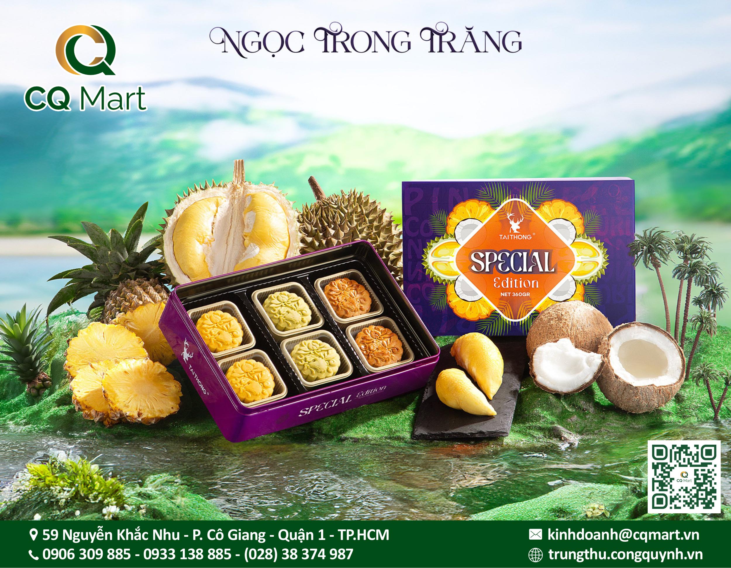 Bánh Trung Thu Tai Thong 2025 Ngọc Trong Trăng Set 13