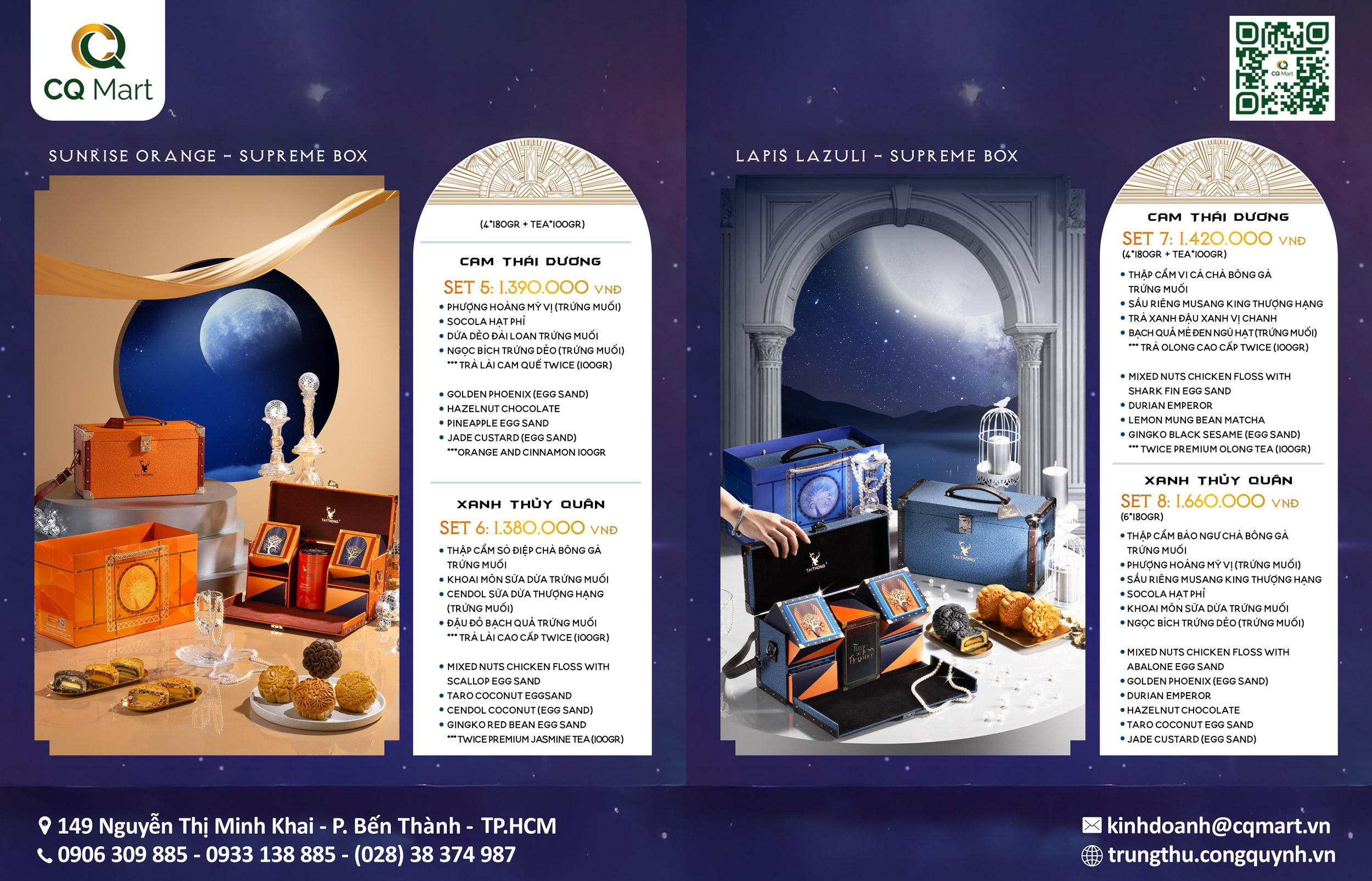 Bánh Trung Thu Tai Thong 2025 Tích Niên Bảo Set 8
