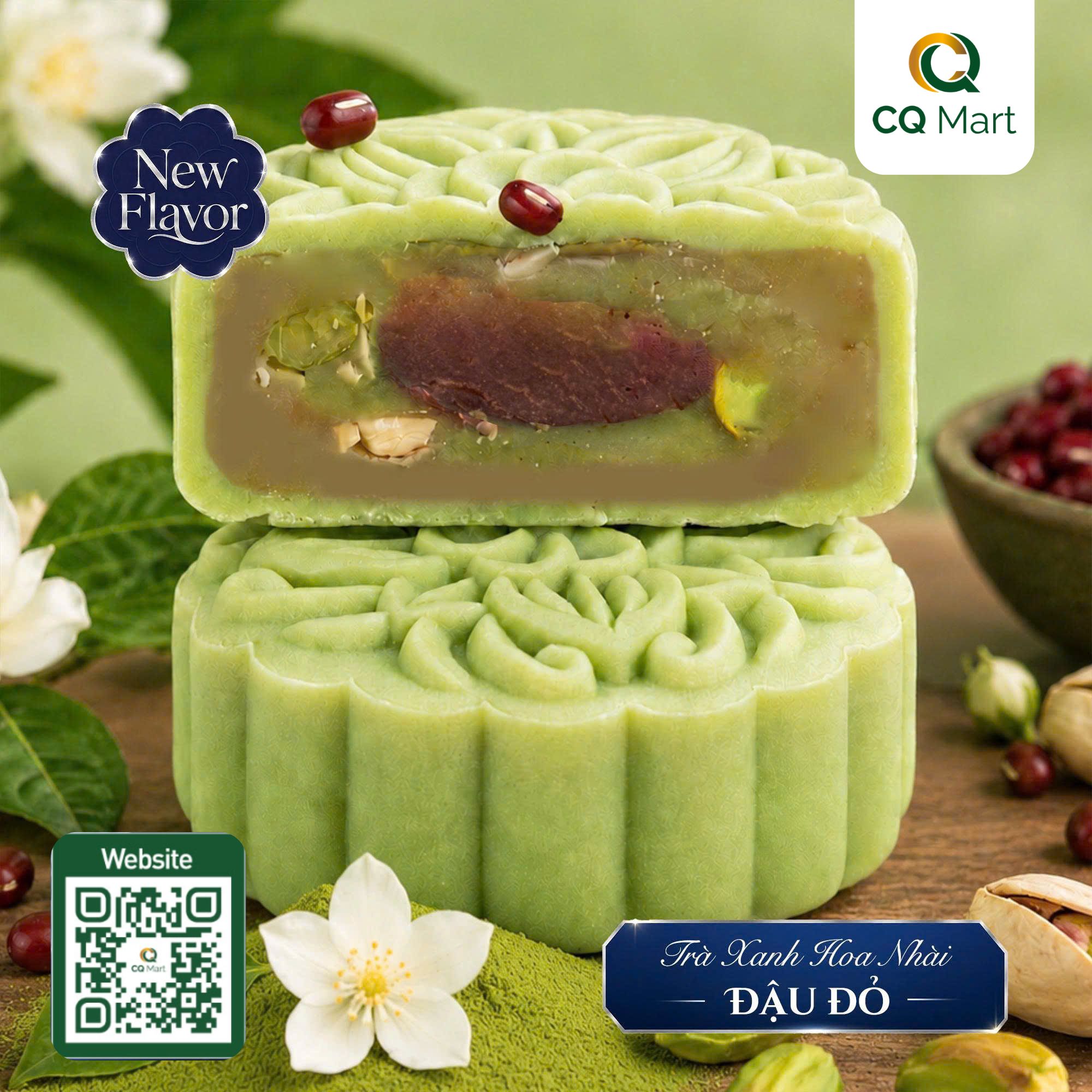 Bánh trung thu Taithong Trà Xanh Hoa Nhài Đậu Đỏ