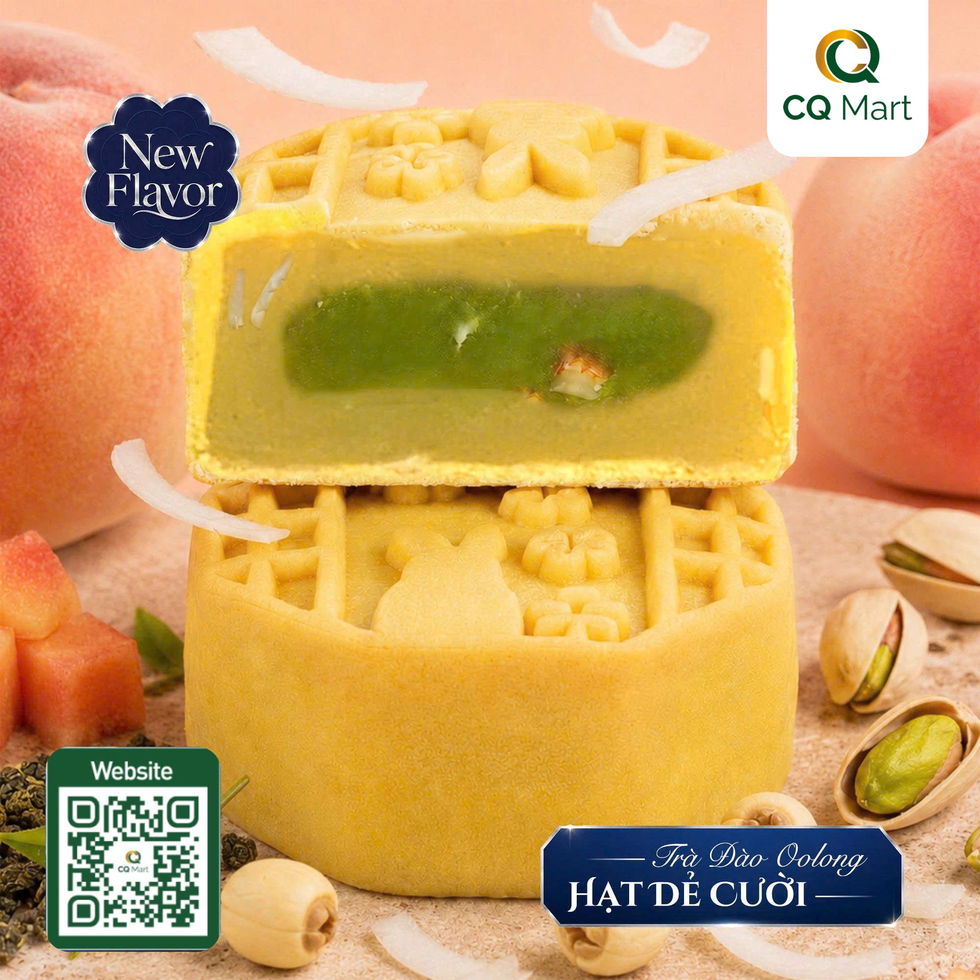 Bánh trung thu Taithong Trà Olong Đào Hạt Dẻ Cười