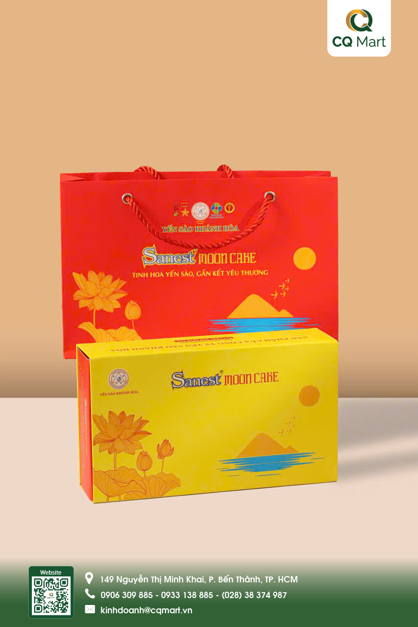 Bánh Trung Thu Yến Sào Khánh Hòa - Hộp H2/200 1C1D