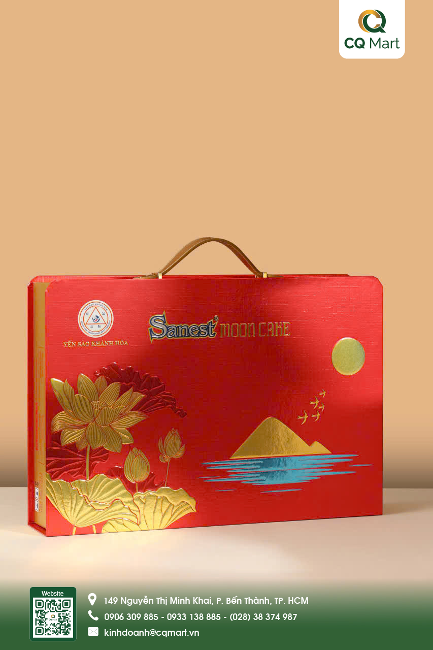 Bánh Trung Thu Yến Sào Khánh Hòa - Hộp H6/200 3C1M2D