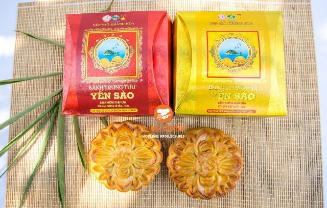 Bánh Trung Thu Yến Sào Khánh Hòa - Hộp 2 Bánh