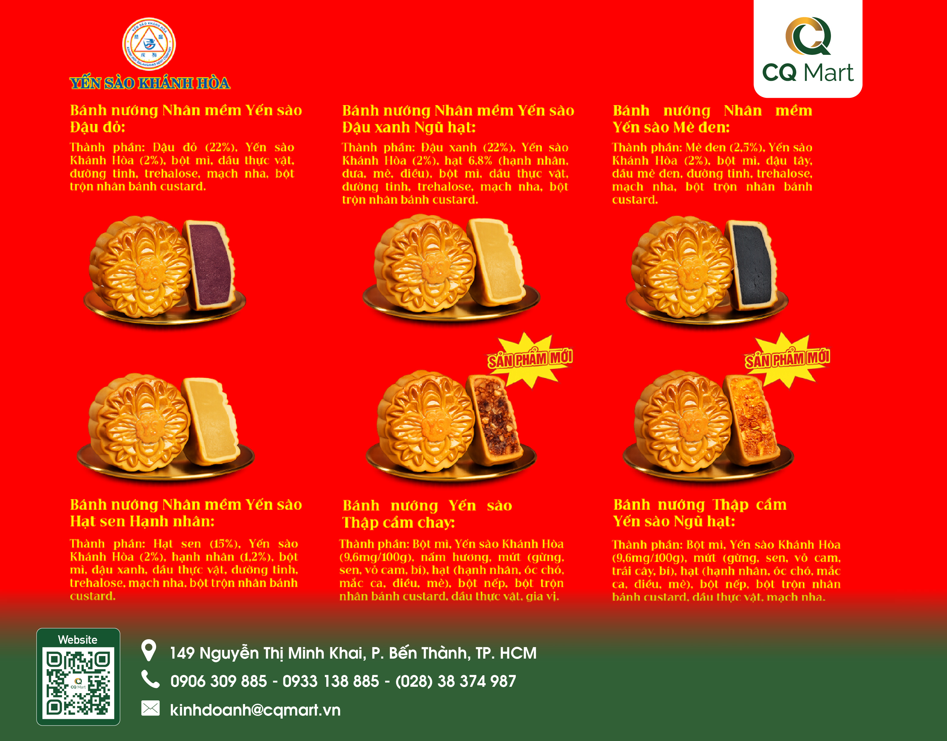 Bánh Trung Thu Yến Sào Khánh Hòa Hộp 4 Bánh