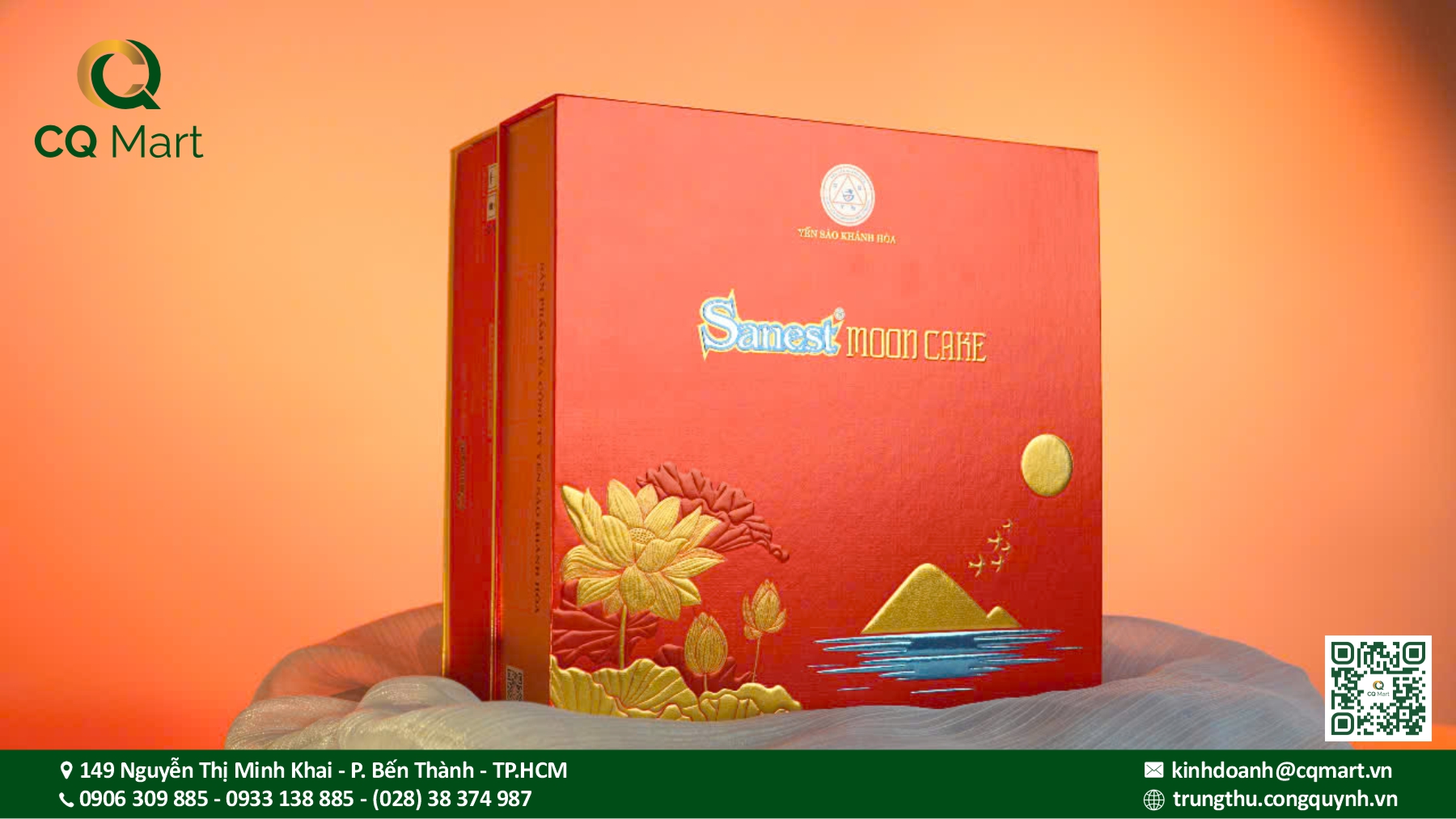 Bánh Trung Thu Yến Sào Khánh Hòa Hộp 4 Bánh