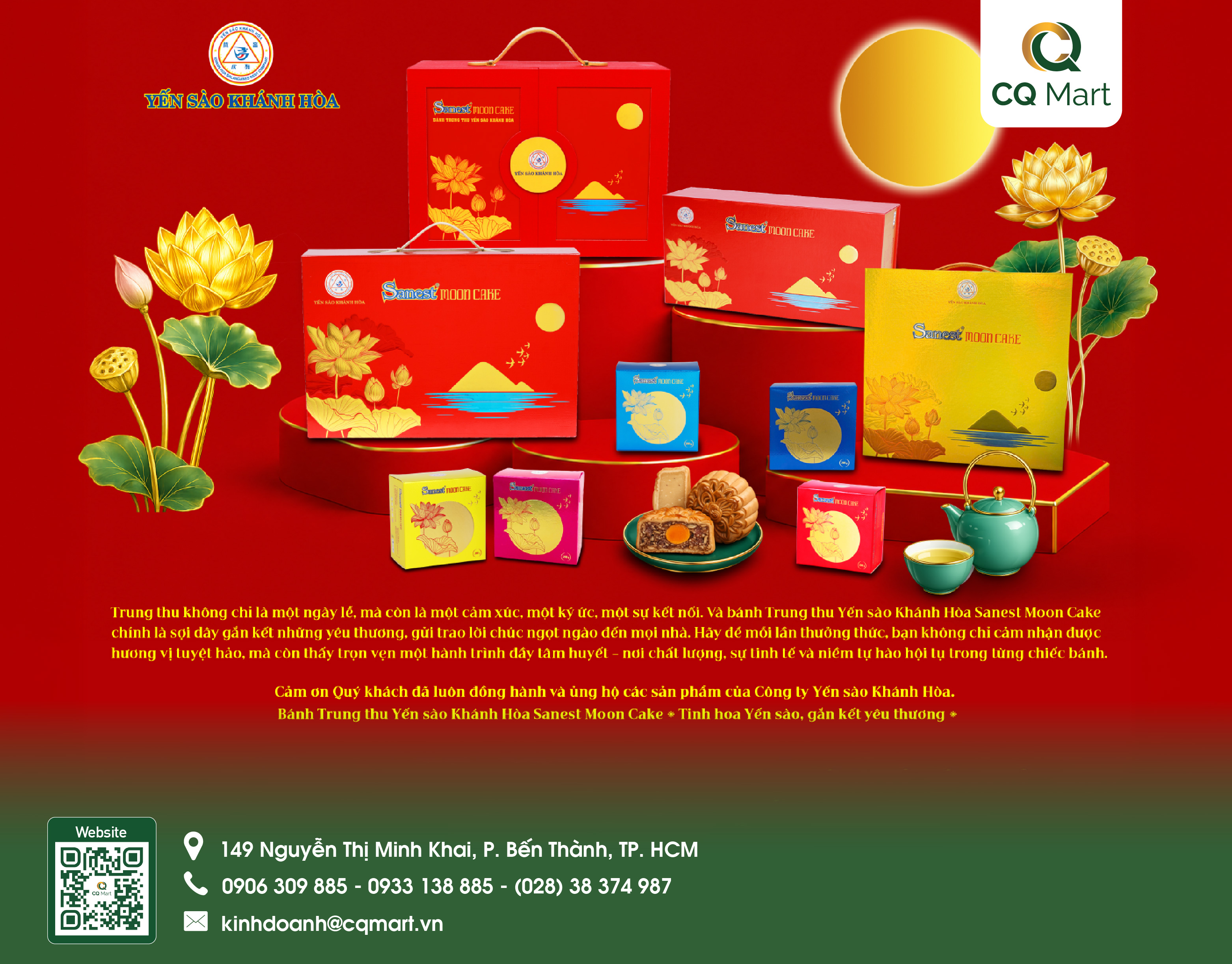Bánh Trung Thu Yến Sào Khánh Hòa Hộp 6 Bánh
