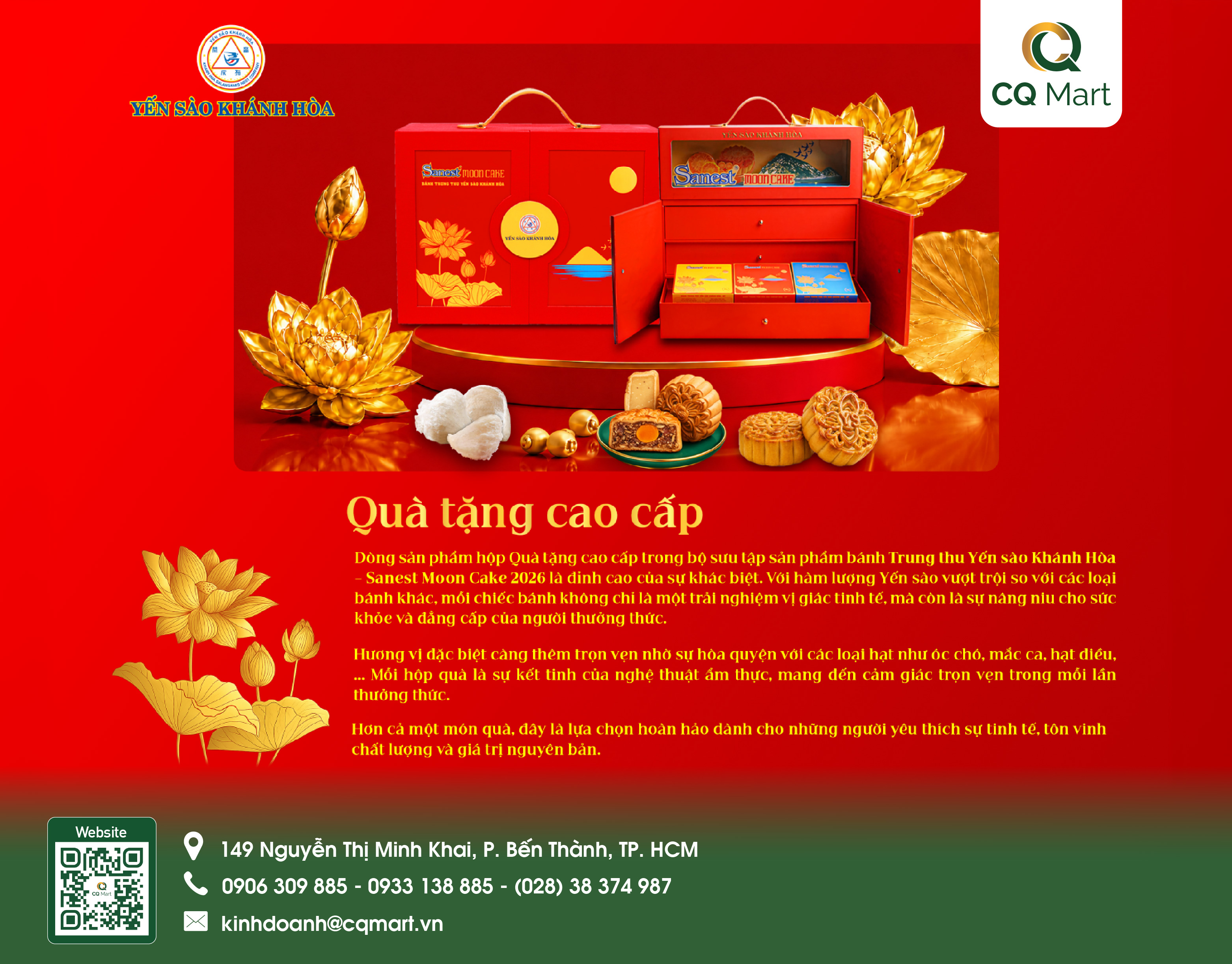 Bánh Trung Thu Yến Sào Khánh Hòa - Hộp H6/QT
