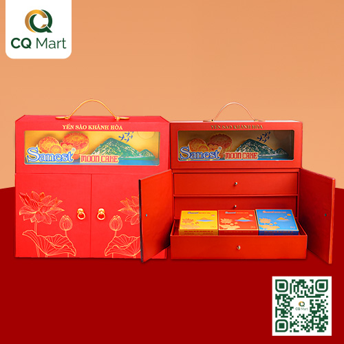 Bánh Trung Thu Yến sào Khánh Hoà - Hộp H9/QT