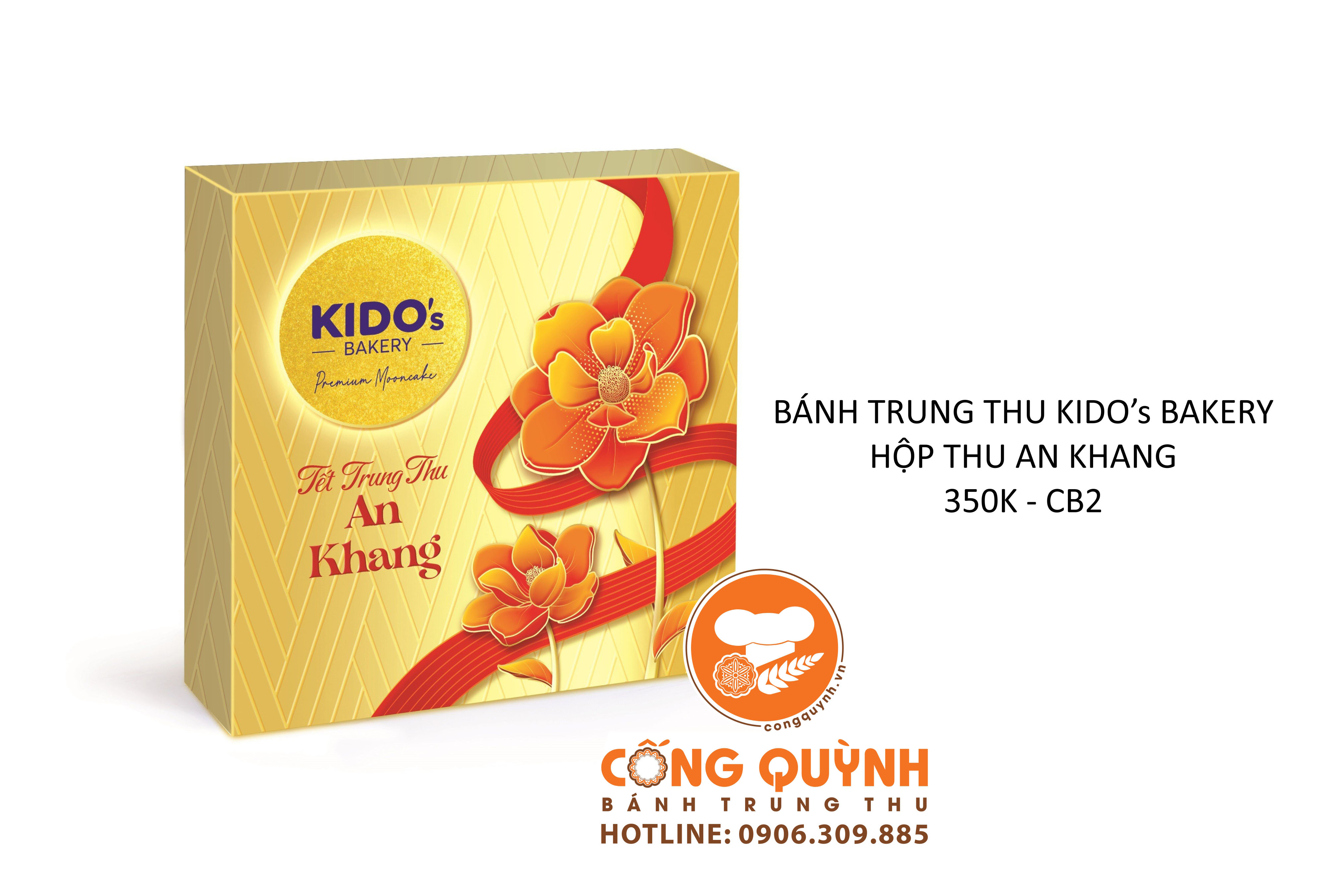 Bánh trung thu Kido - Hộp An Khang